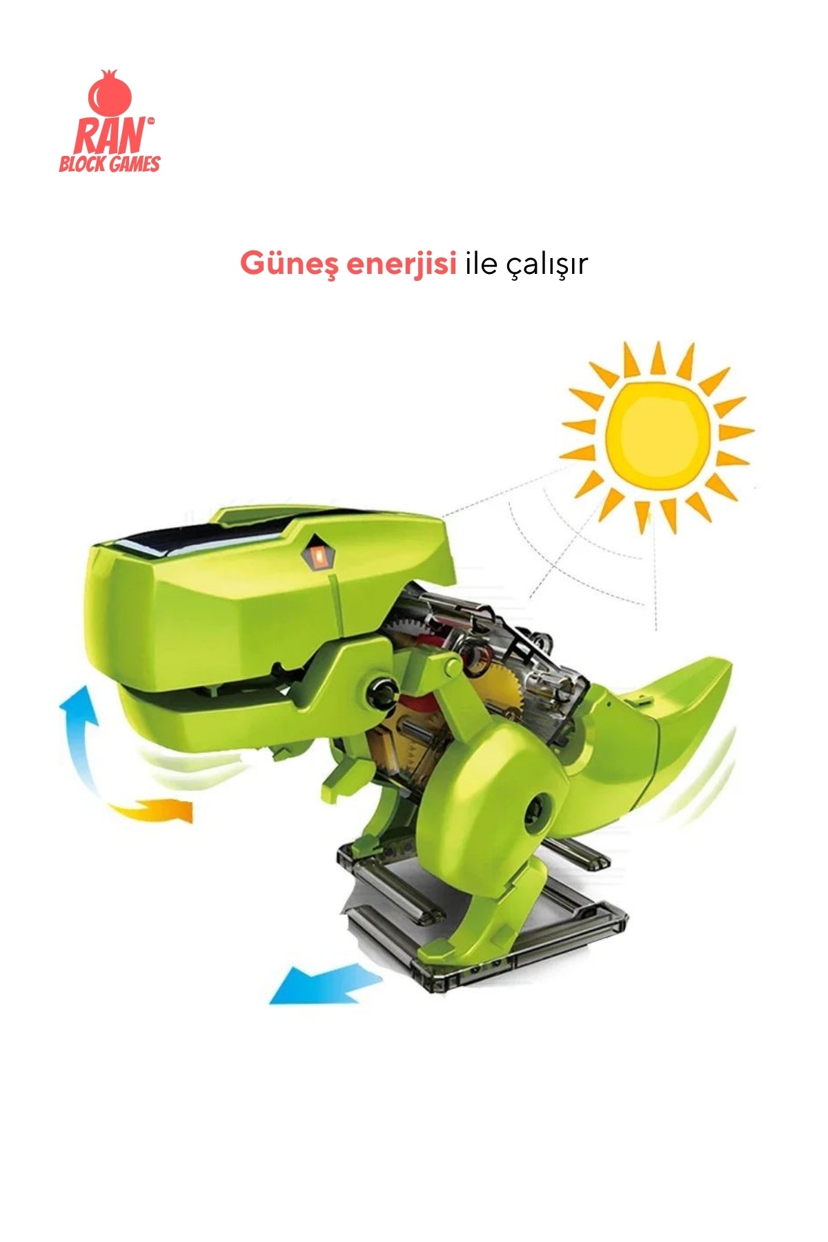 Kendin Yap Güneş Enerjili Robot Dino 3 in 1 Proje Seti